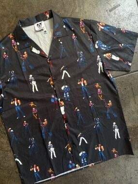 SNK Fighters Bowling Shirt